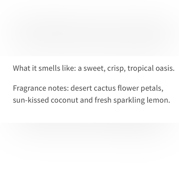 Bath&BodyWorks “Cactus Blossom” Body Cream Lotion 8oz Used once - Picture 3 of 3